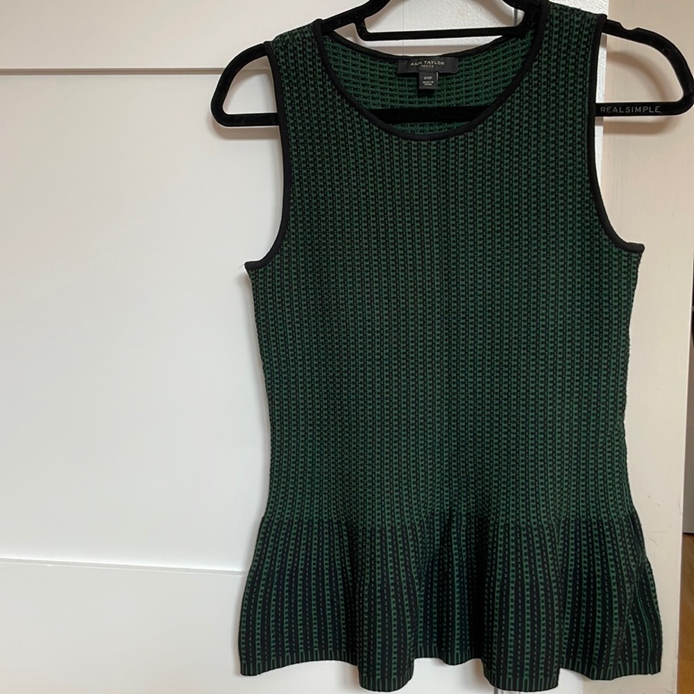 Ann Taylor peplum top